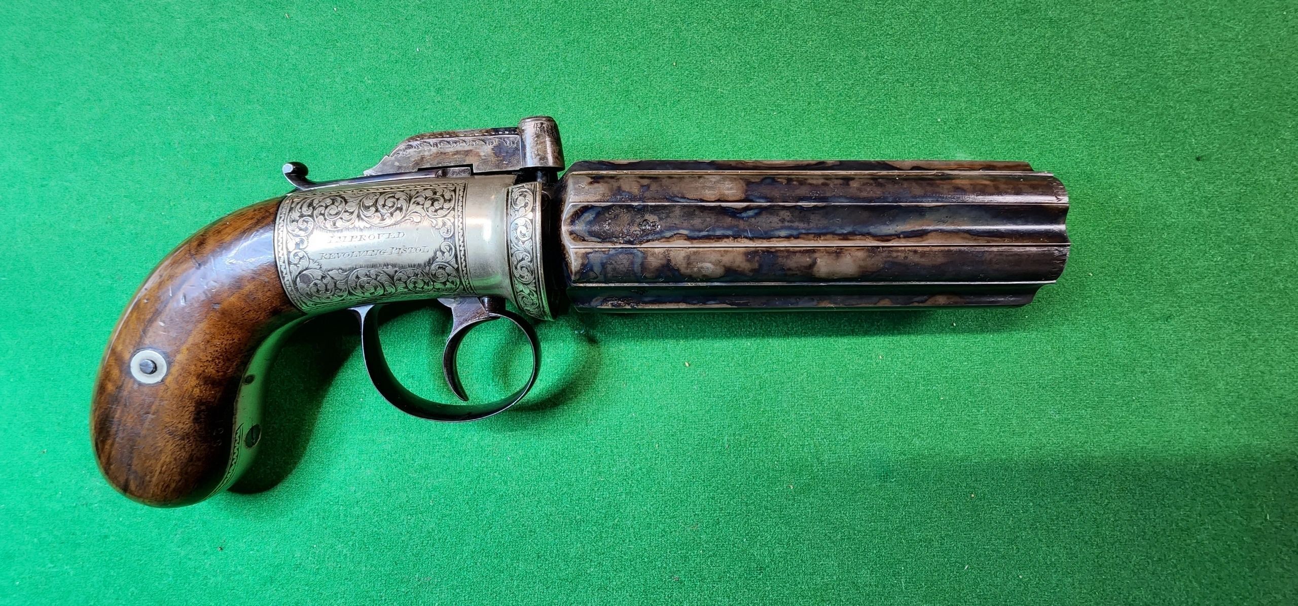 W.A Beckwith Pepper Pot Revolver, 1840